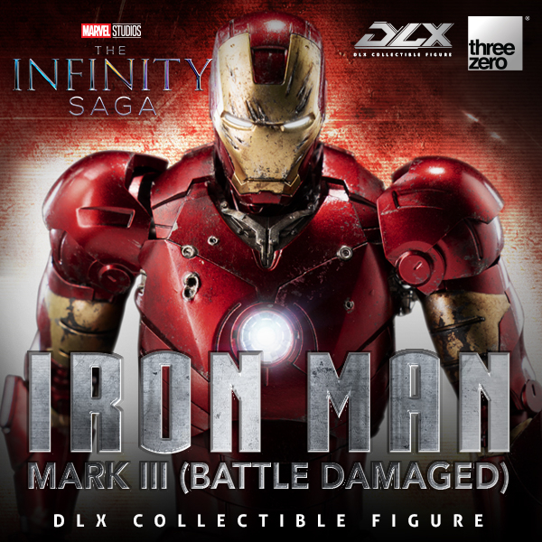 Threezero The Infinity Saga - DLX Iron Man Mark 3 (戰損版)