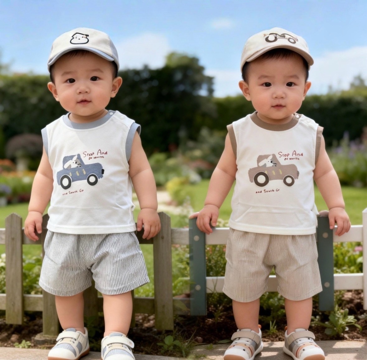 小汽車背心套裝