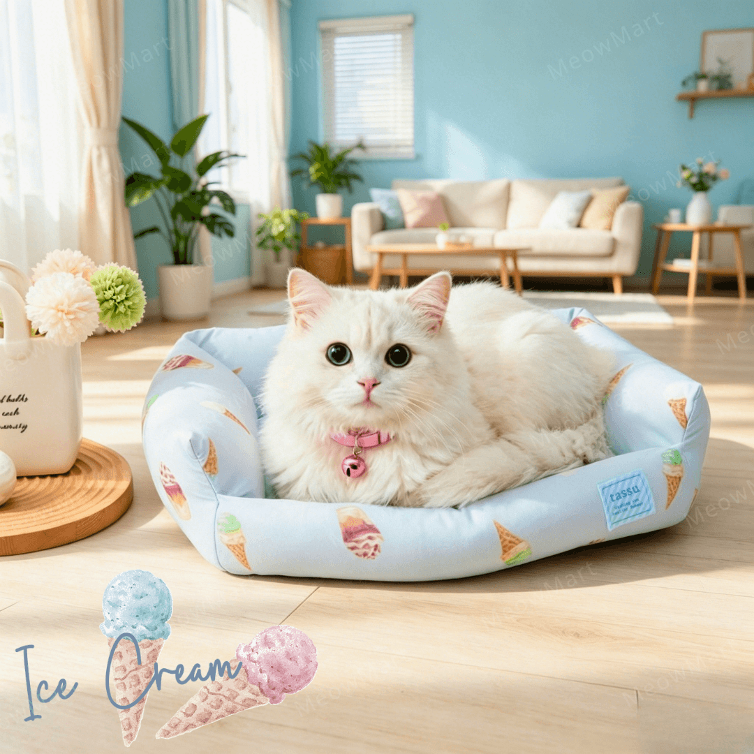 日本Tassu 冷感降溫寒冰床貓窩