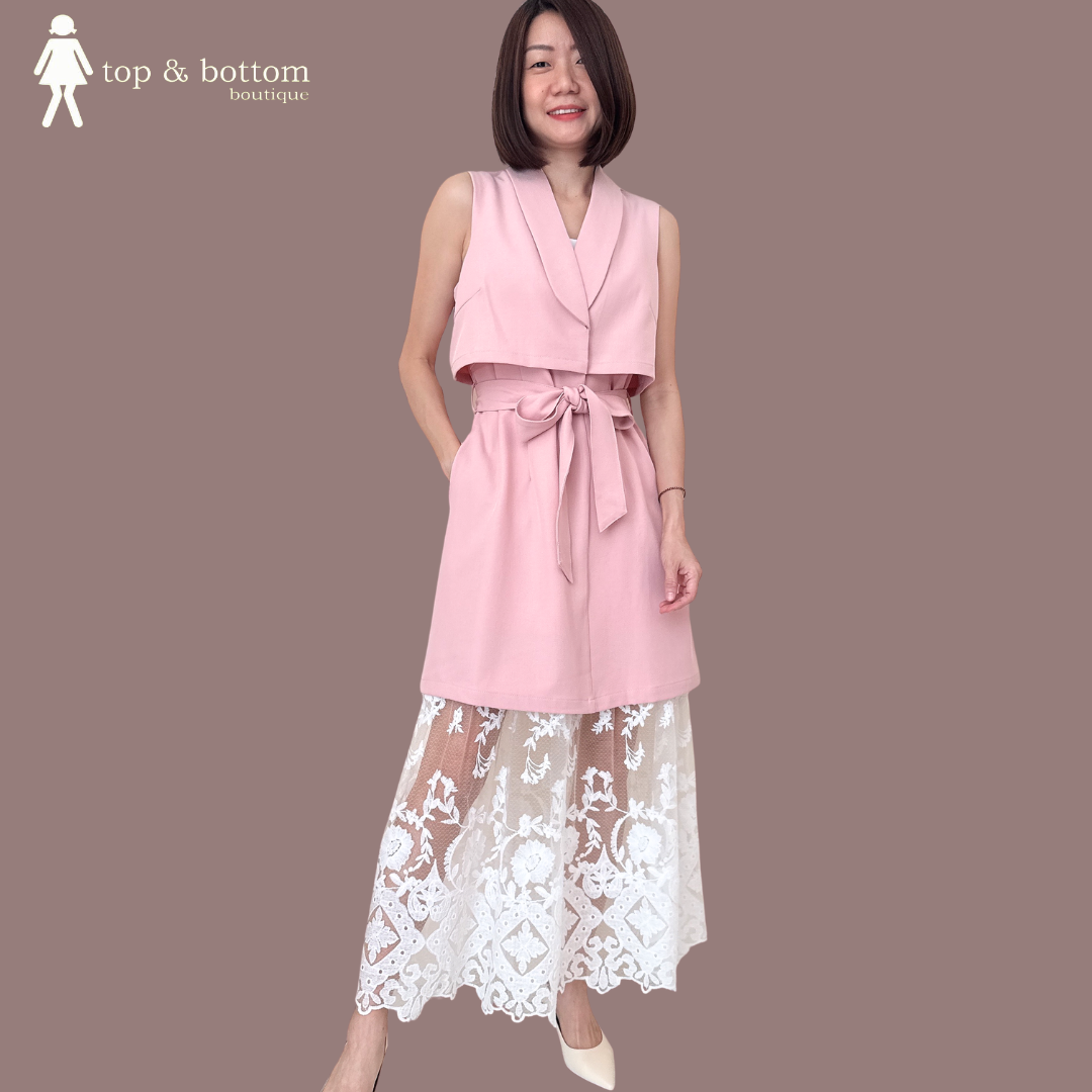 SLEEVELESS VEST SHORT DRESS