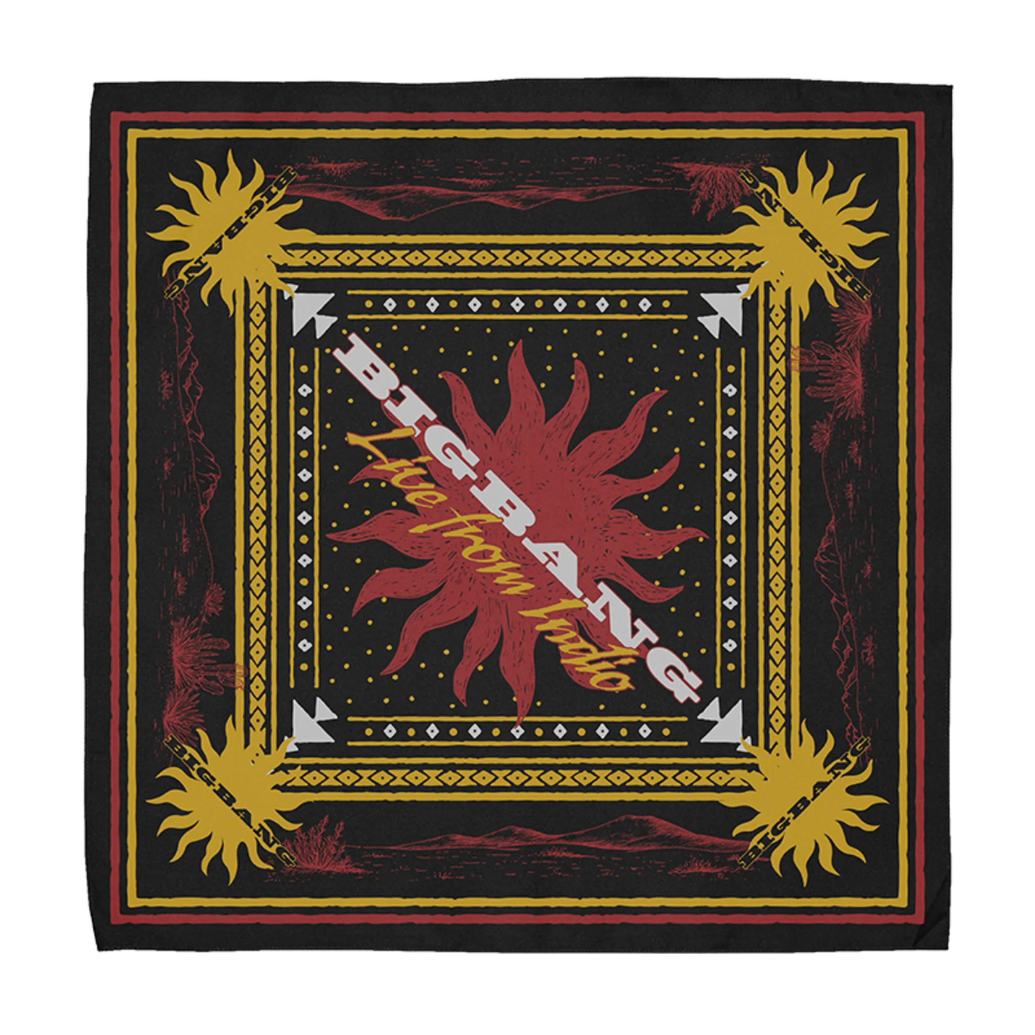 Coachella BIGBANG Sundaze Bandana 科切拉 權志龍 太陽 大聲 絲巾 頭巾