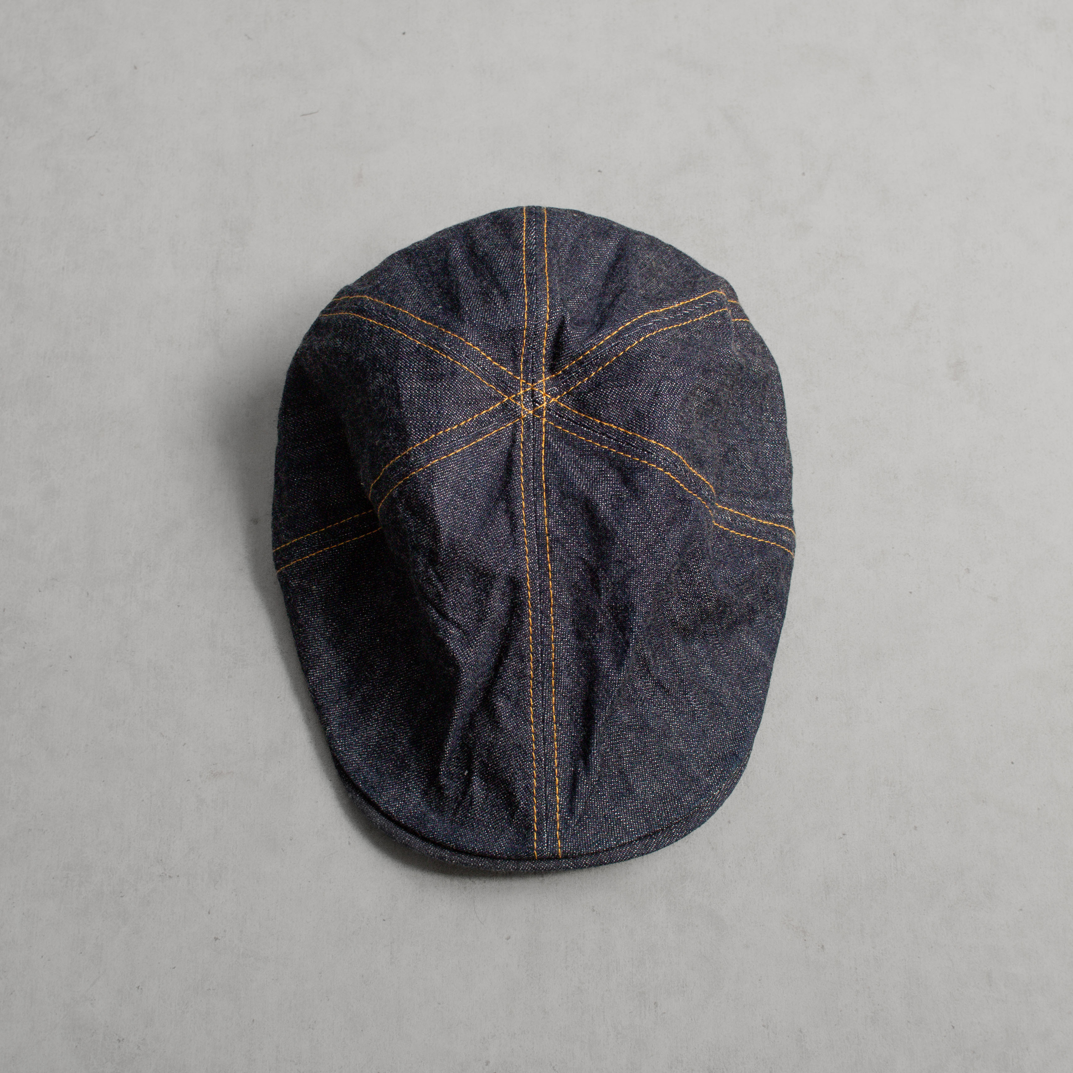 HIGHER HT25005H SELVEDGE DENIM HUNTING CAP 原色 丹寧 狩獵帽