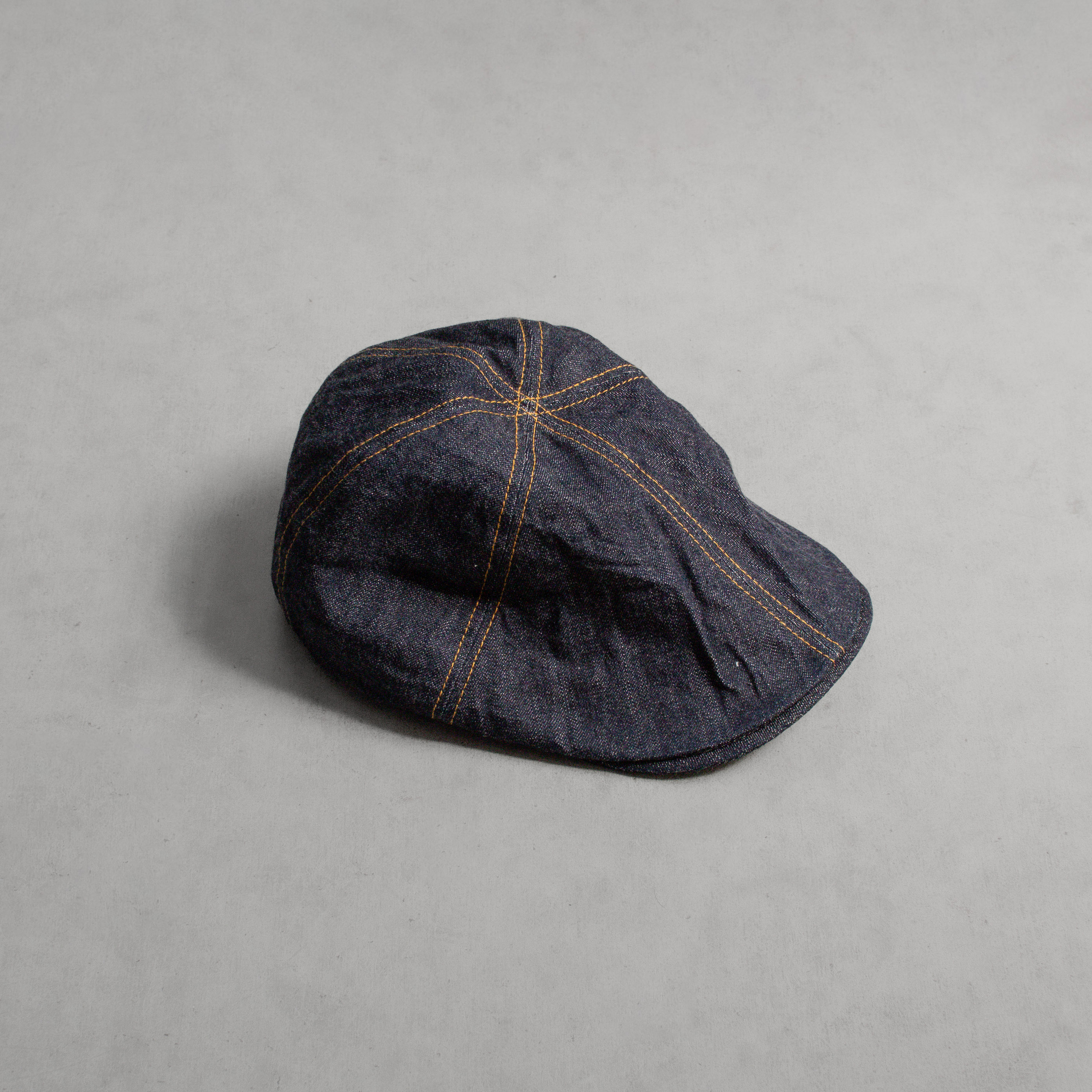 HIGHER HT25005H SELVEDGE DENIM HUNTING CAP 原色 丹寧 狩獵帽
