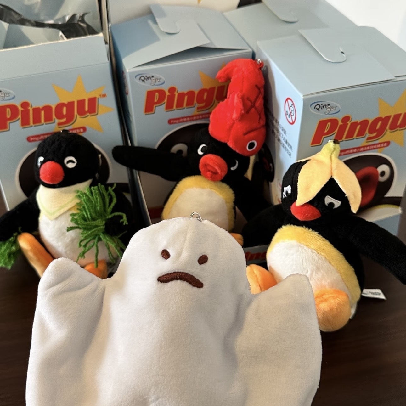 PINGU 企鵝家族 情緒波動 盲盒 毛絨吊飾 共四款