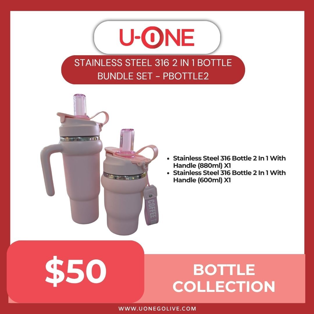 STAINLESS STEEL 316 2 IN 1 BOTTLE BUNDLE SET - BOTTLE2