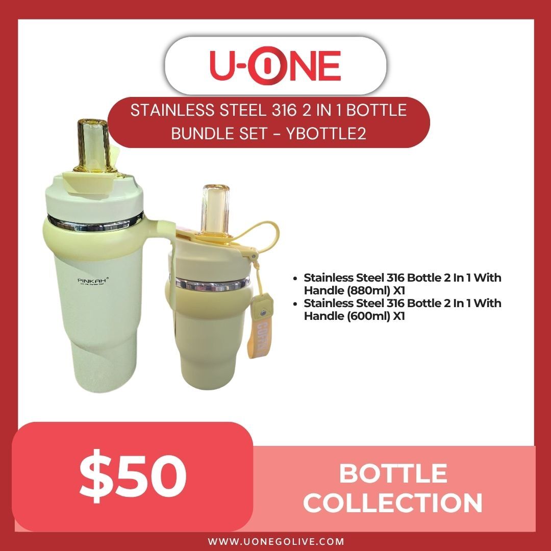 STAINLESS STEEL 316 2 IN 1 BOTTLE BUNDLE SET - BOTTLE2