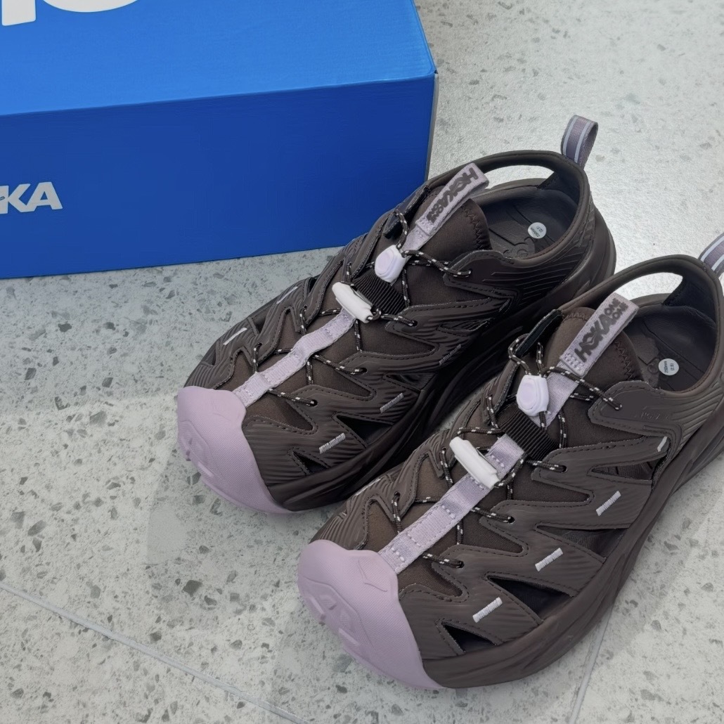HOKA ONE ONE HOPARA 咖啡粉 朔溪鞋 機能涼鞋 抽繩 戶外探險 男女鞋 1123112-WNTF