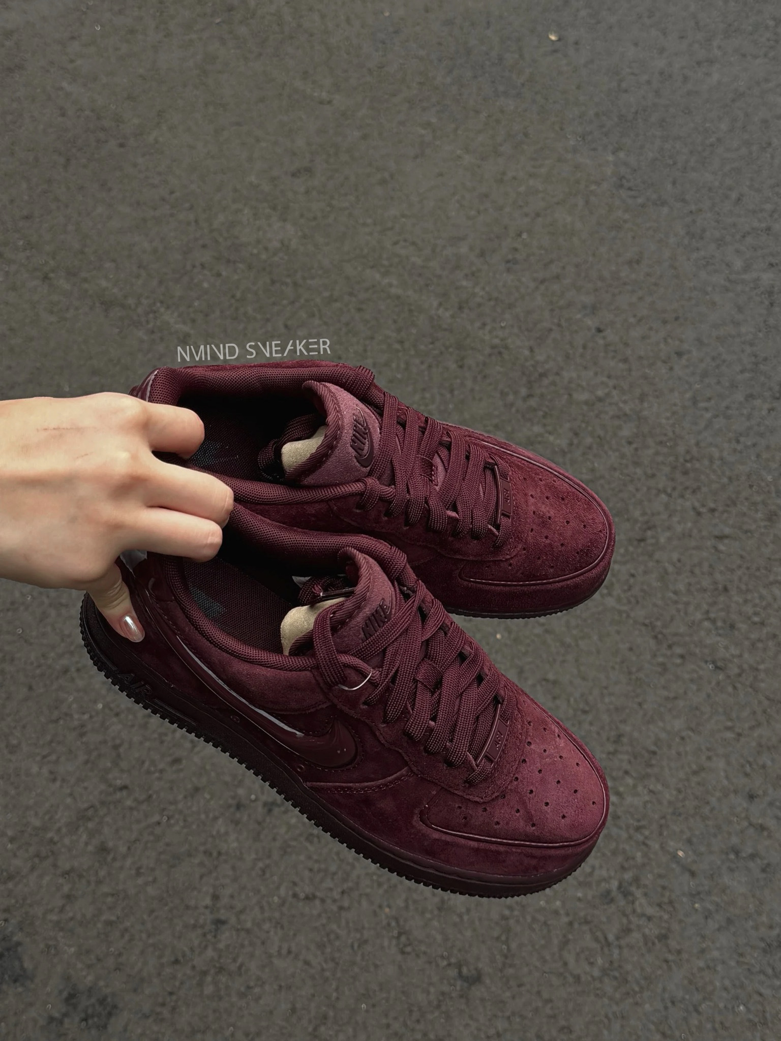 <質感代表🫦> Nike Air Force 1 '07  勃根地酒紅