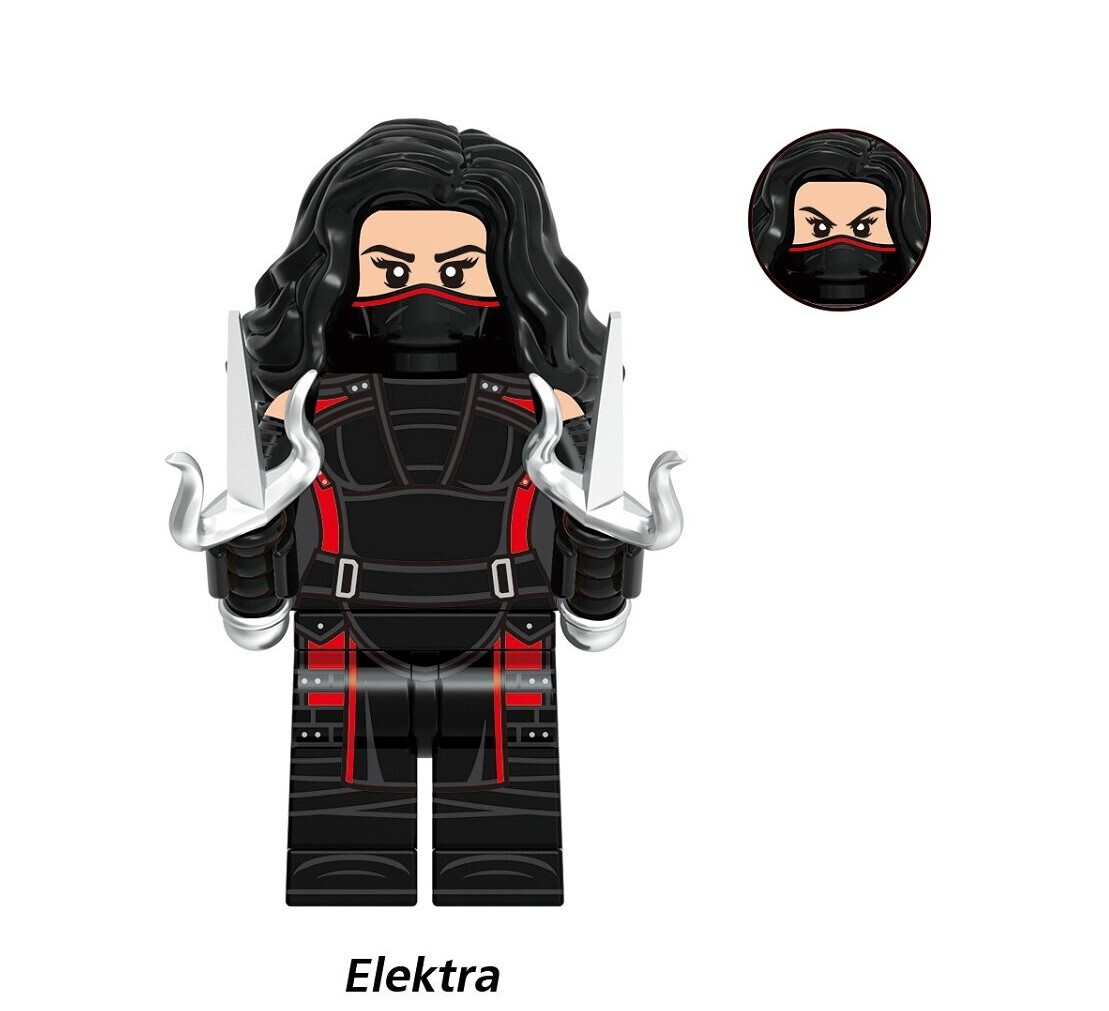 Daredevil Elektra DC Custom Minifigures Minifigs Fit Lego G0198 GH0763