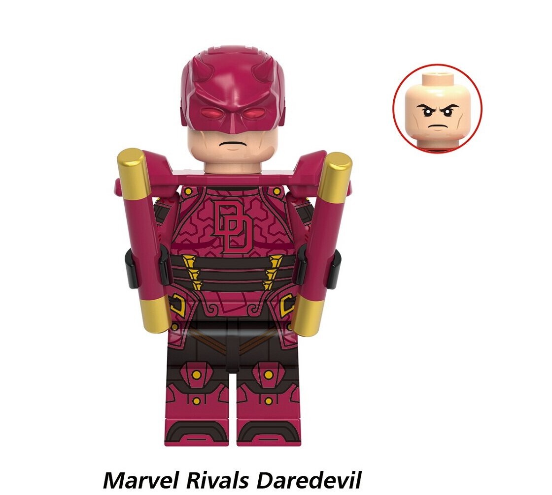 Marvel Rivals Daredevil DC Custom Minifigures Minifigs Fit Lego G0198 GH0764