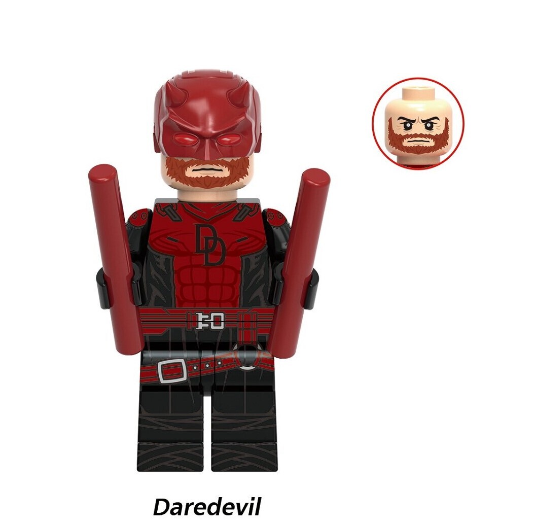 Daredevil DC Custom Minifigures Minifigs Fit Lego G0198 GH0766