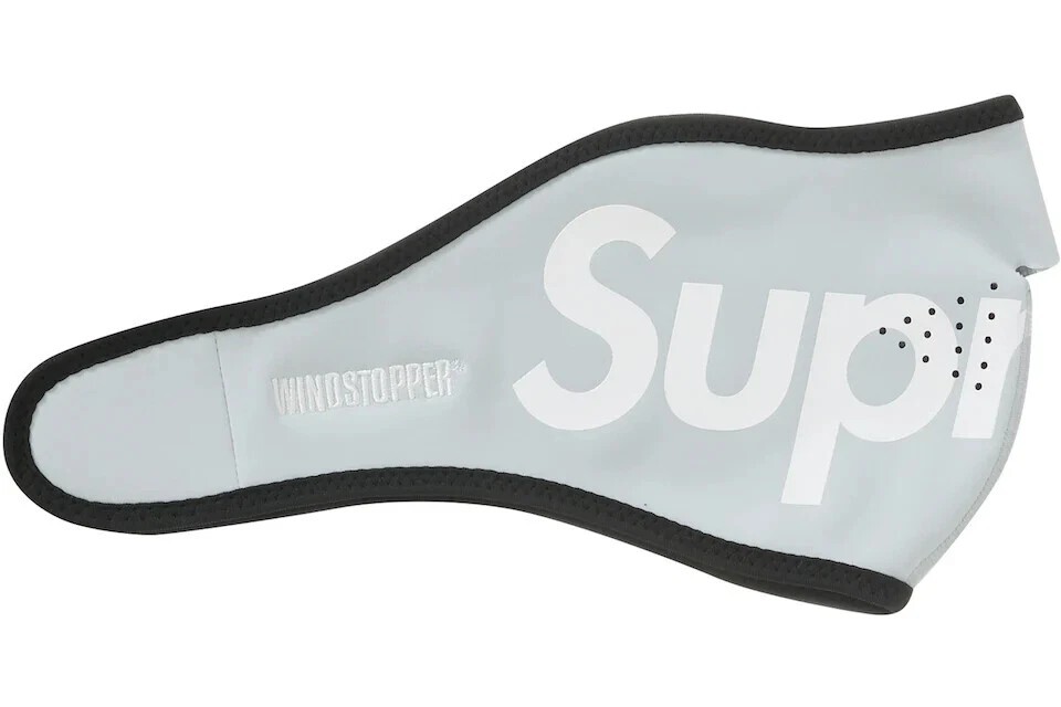限量現貨 Supreme WINDSTOPPER Facemask Light Grey Gore-tex