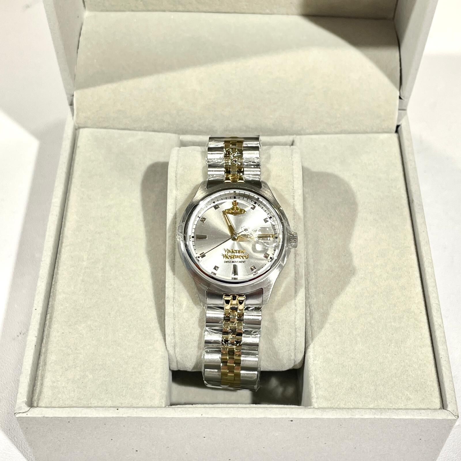 本月出位價!!! 全新VIVIENNE WESTWOOD WATCH 29mm , VV311S1SG, CAMBERWELL, 銀面/銀色鋼帶, 石英銀色機芯, #西太后手錶 #BRAND NEW #香榭站正品