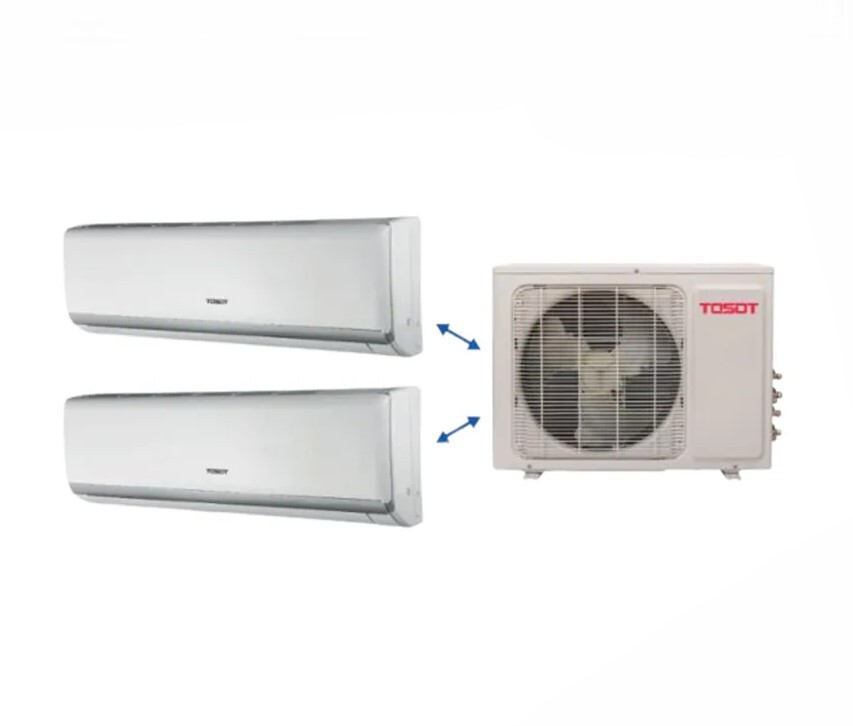 格力 大松 Tosot   S912VC50‧R32 變頻淨冷‧一拖二(1匹+1.5匹)分體式冷氣機‧香港行貨,原廠2年全機,5年壓縮機保養‧