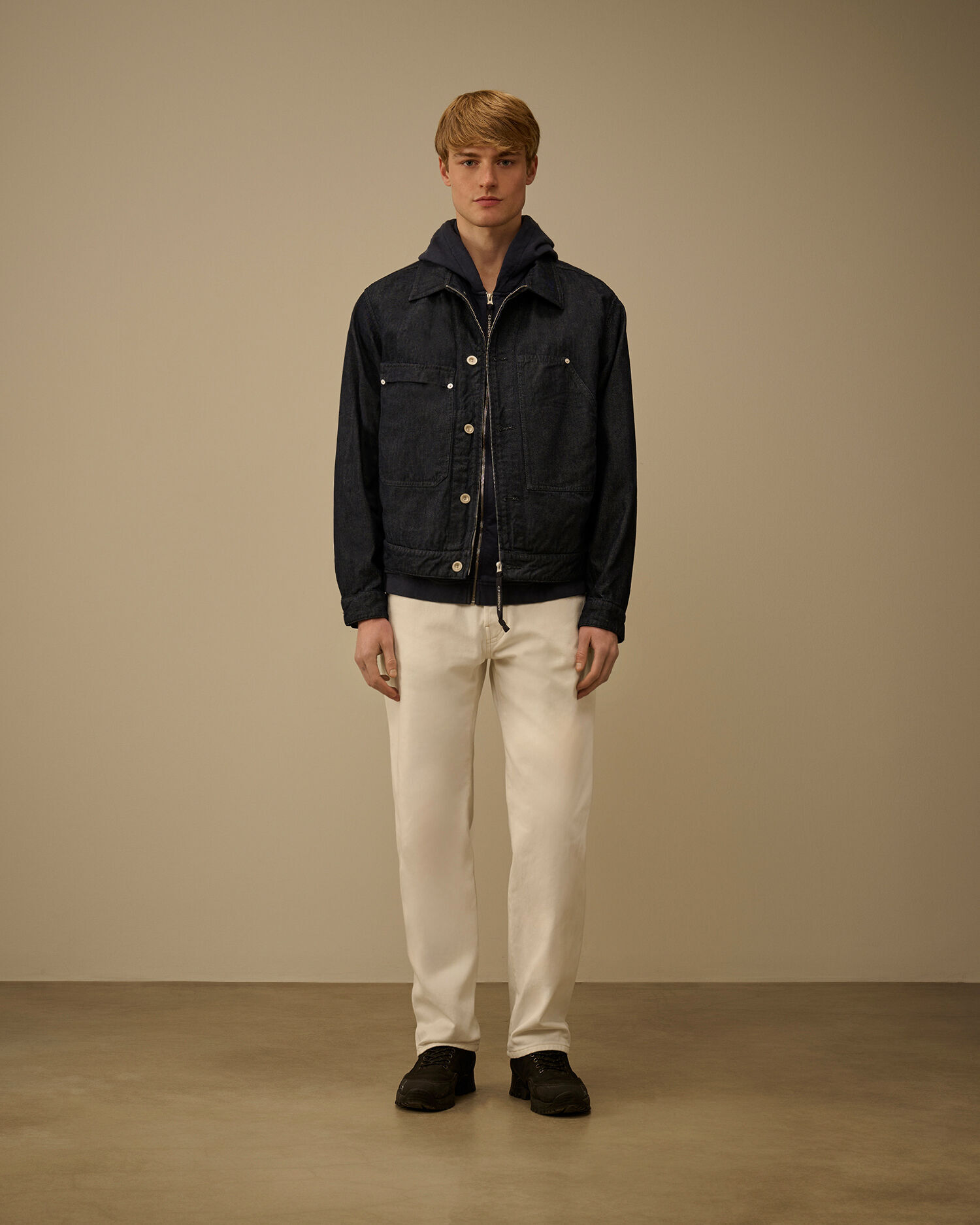【代購】CP COMPANY 3/1 丹寧拉鍊外套 Denim Zip Jacket 牛仔外套