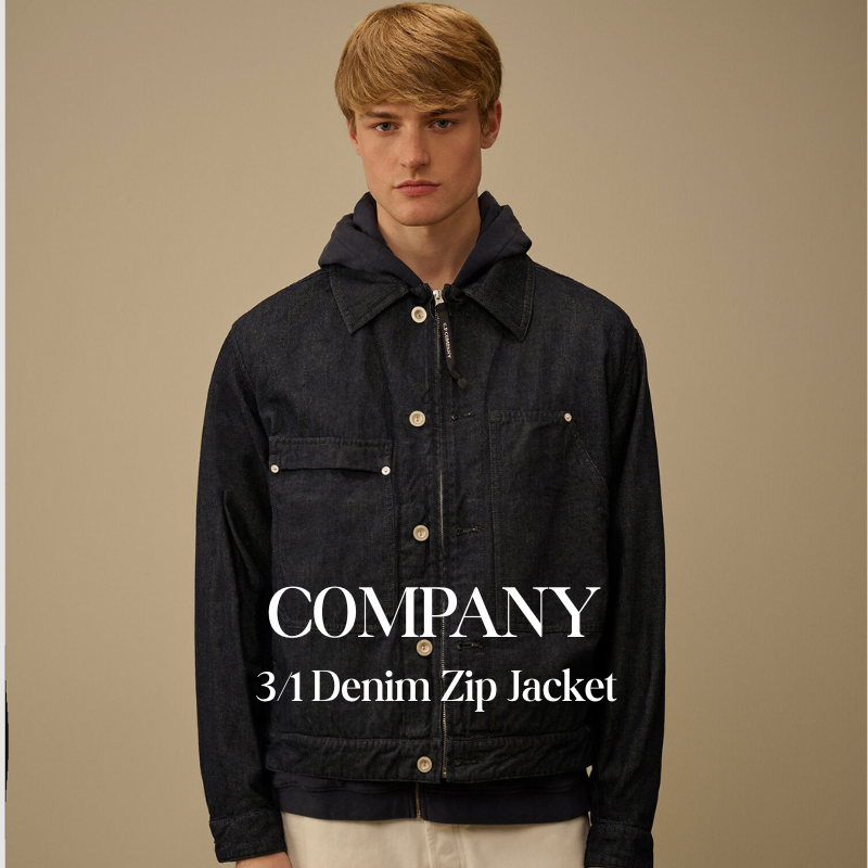 【代購】CP COMPANY 3/1 丹寧拉鍊外套 Denim Zip Jacket 牛仔外套