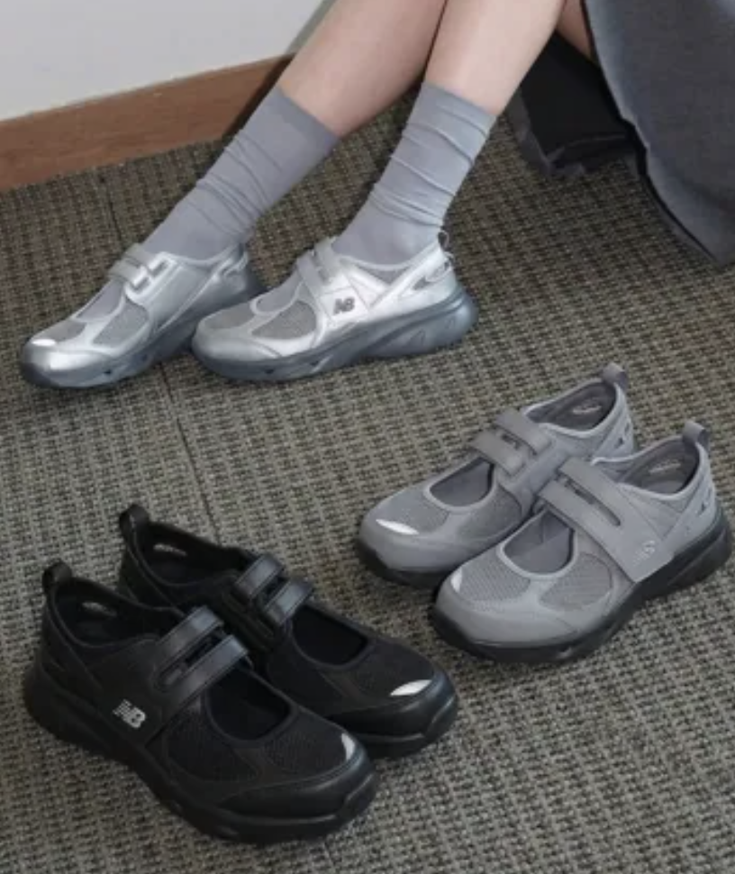 #預購 🇰🇷新款皮革!! 韓國 NEW BALANCE BREEZE V2 女款 瑪莉珍鞋