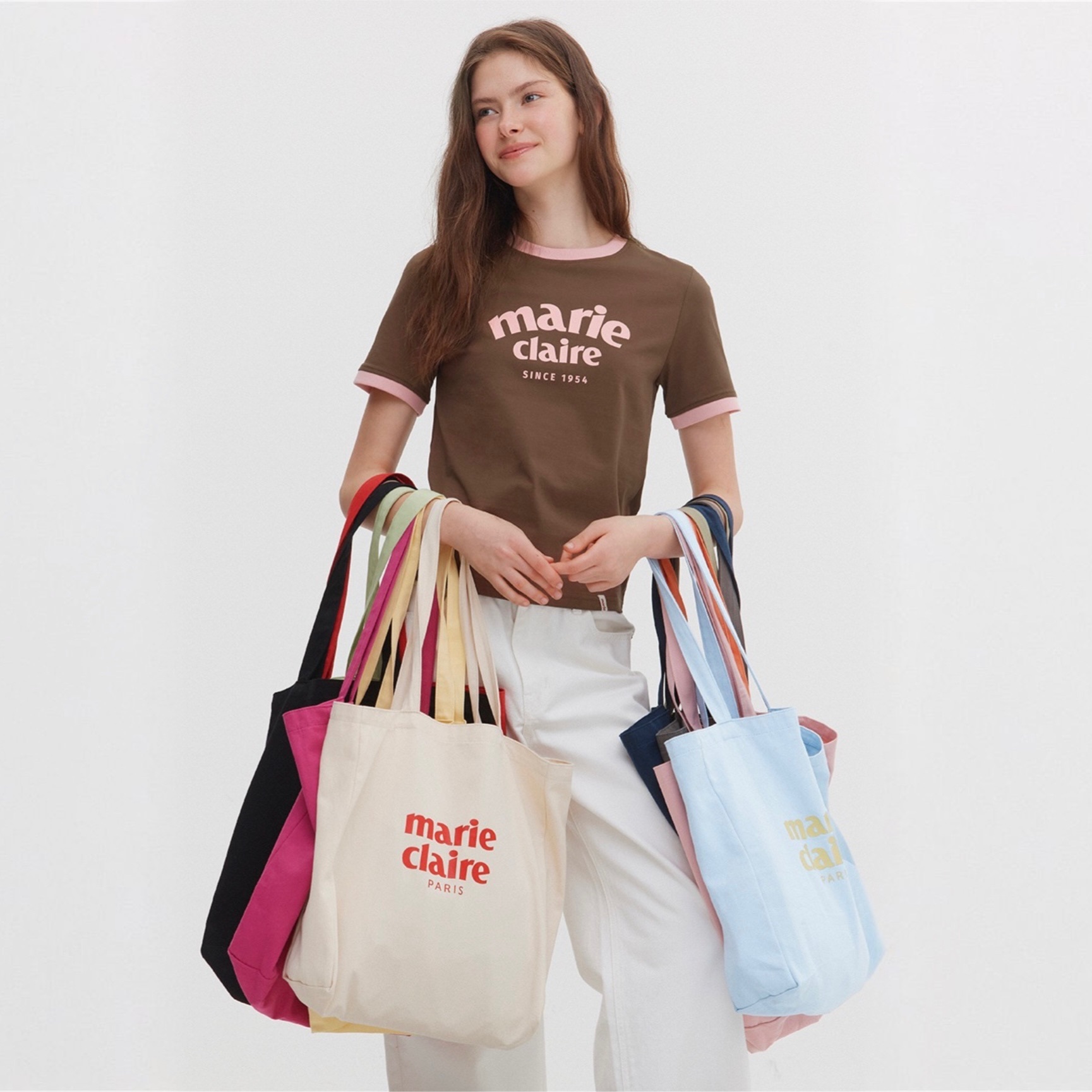 【限時2天優惠預訂】韓國MARIE CLAIRE TOTE BAG（12色）