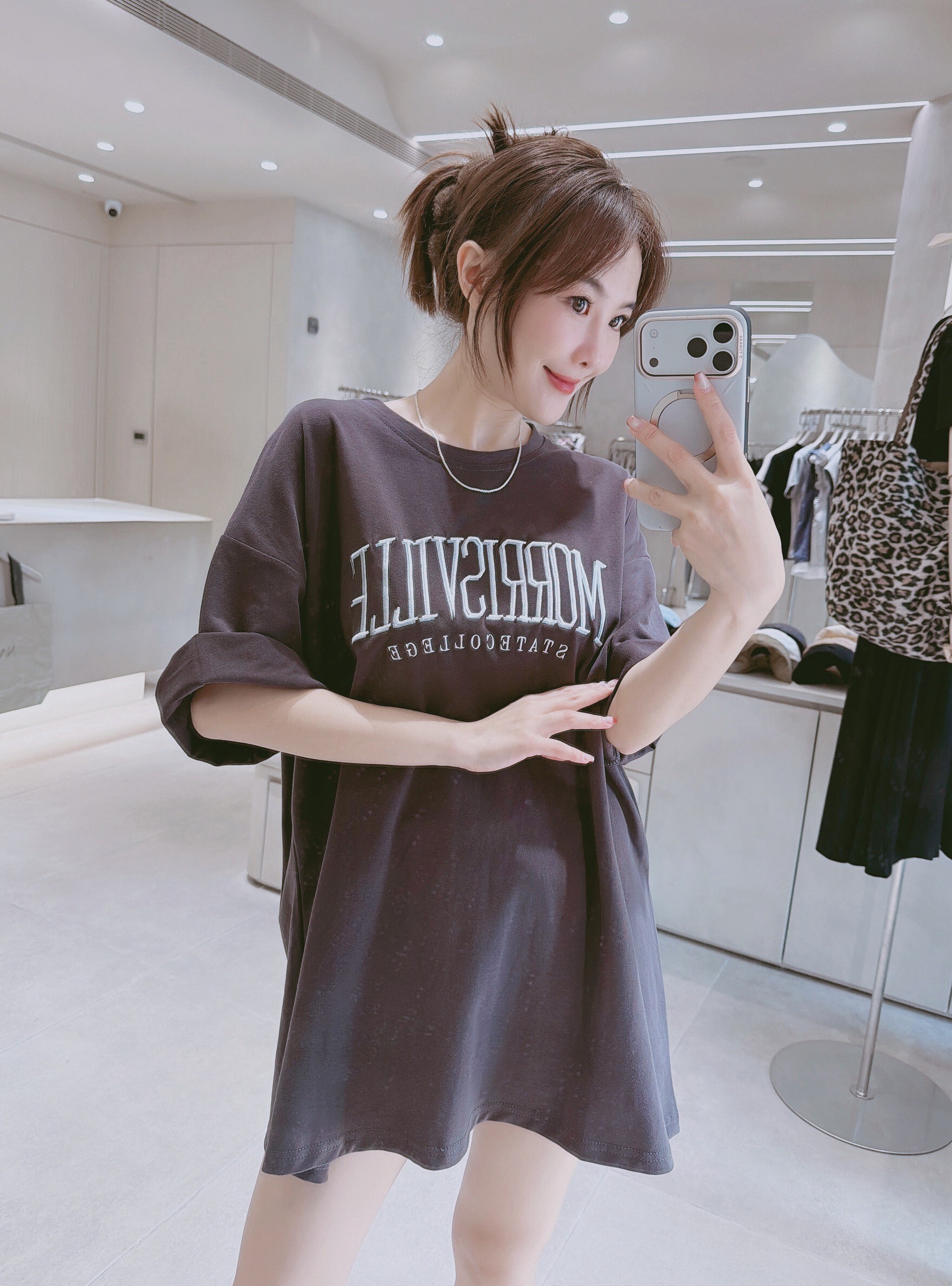 配色刺繡MORRISVILLE棉質衣