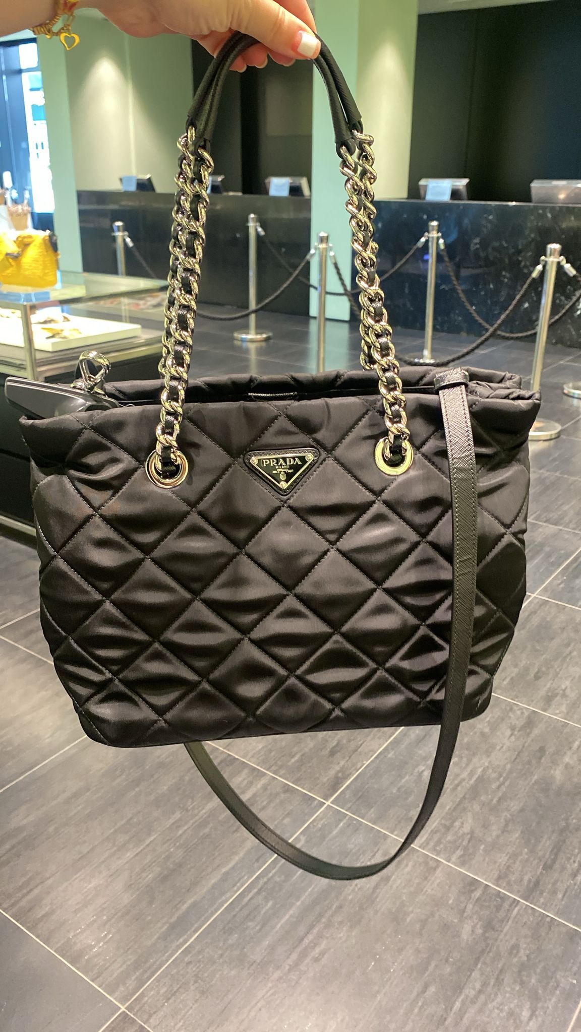 英國代購 (獨立訂單)-Prada Impunturato Tessuto 1BG740