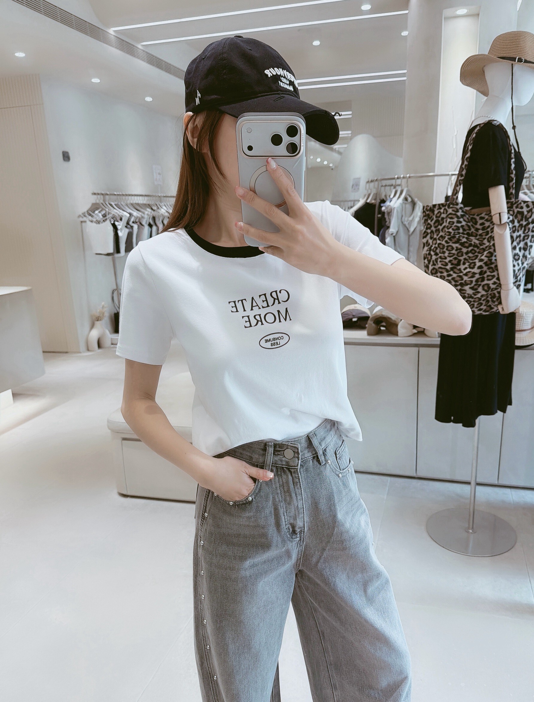 滾邊CREATE MORE棉質上衣