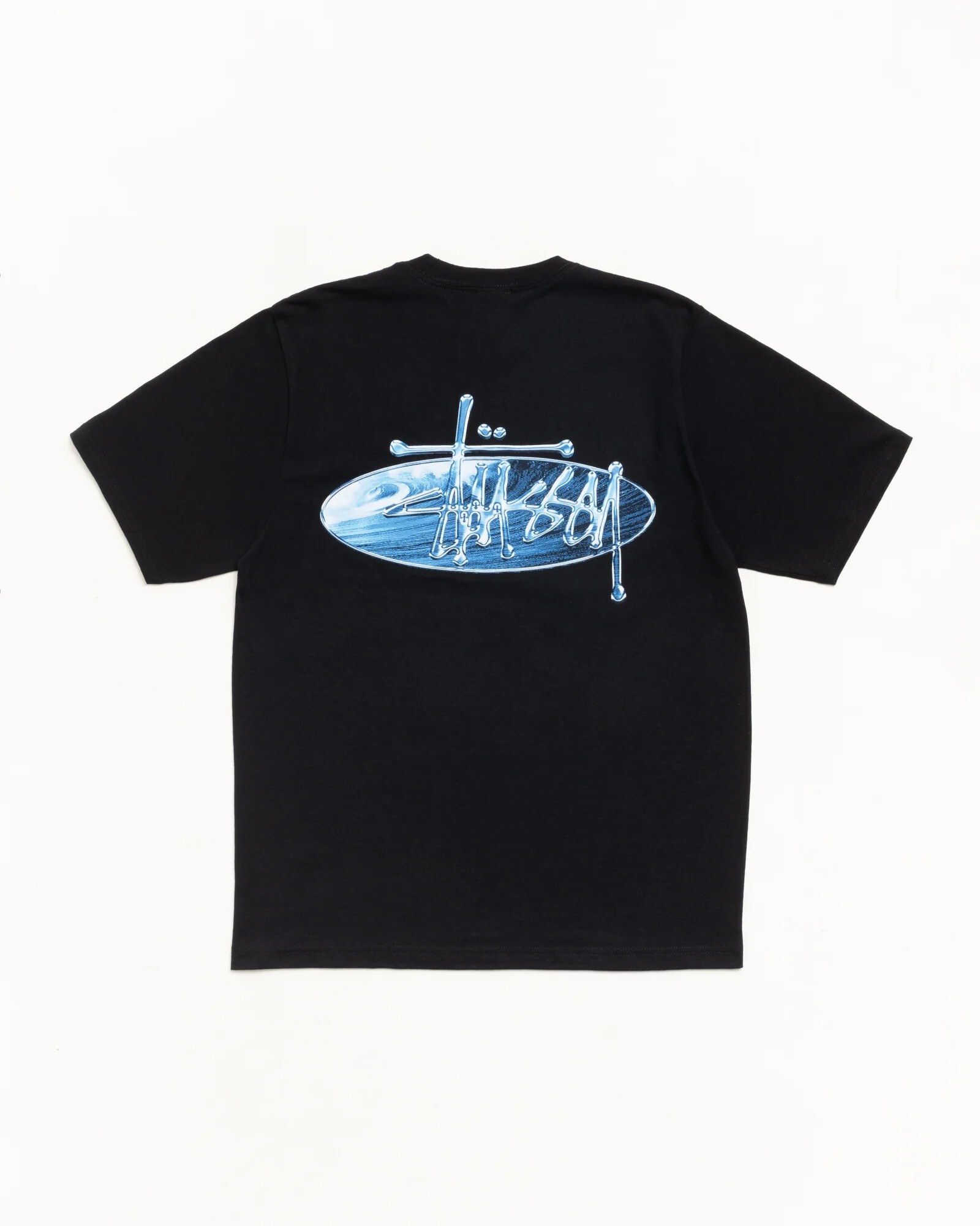 Stussy WAVE OVAL TEE 水銀海浪