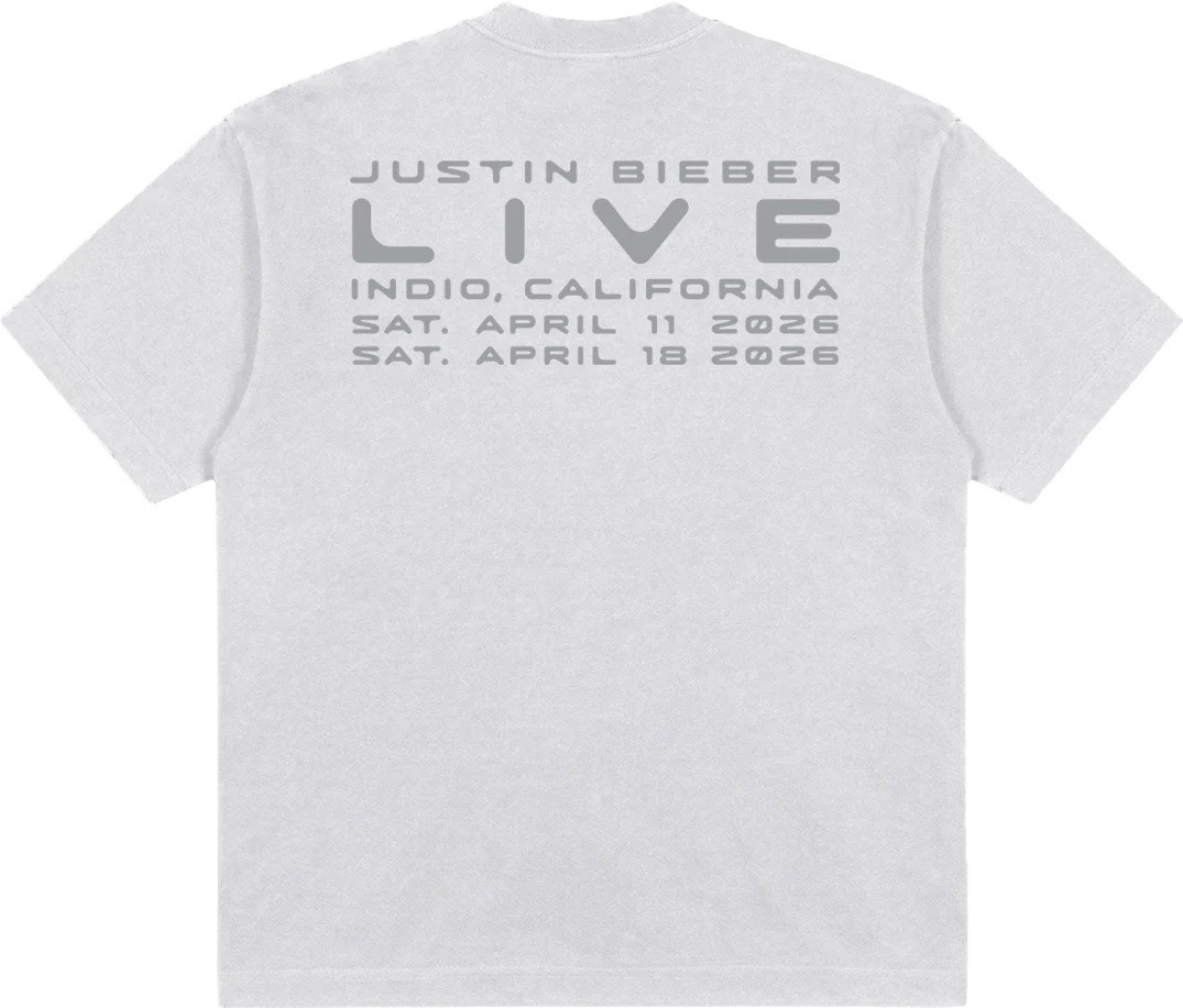 🇺🇸 SKYLRK JB LIVE TEE 2 (WHITE) 短袖 短T 小賈斯汀 Justin Bieber / 預購