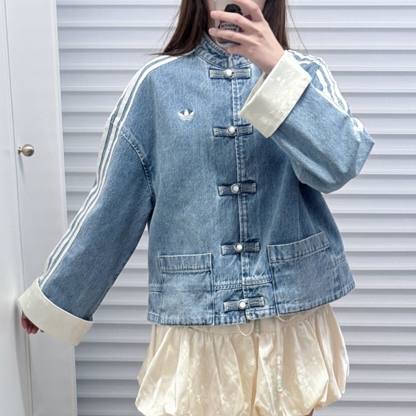 ADIDAS NEW CHINESE 牛仔丹寧 外套 休閒 愛迪達 KY5743