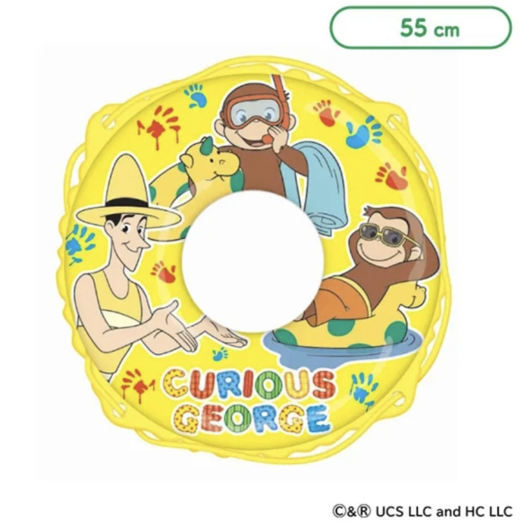 CURIOUS GEORGE 兒童水泡 浮水圈 55cm