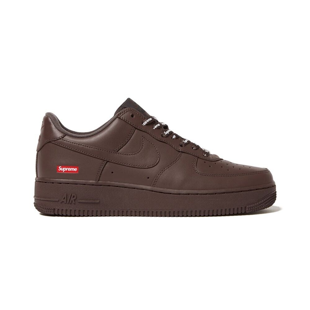 限量現貨 Supreme x Nike Air Force 1 深棕 CU9225-200