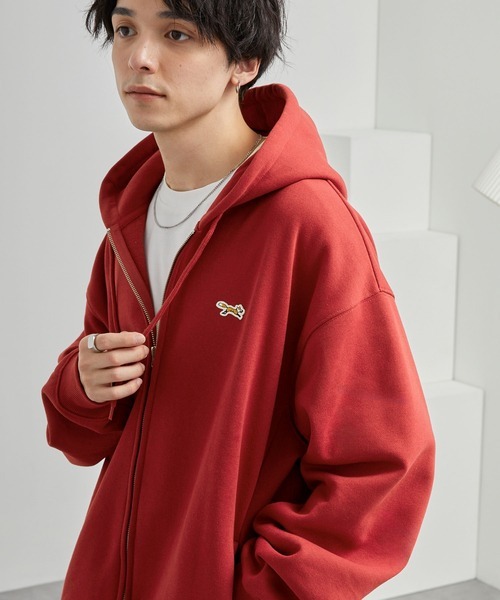 PENNEYS 特別訂購 THE FOX 標誌單點刺繡超大拉鍊連帽外套