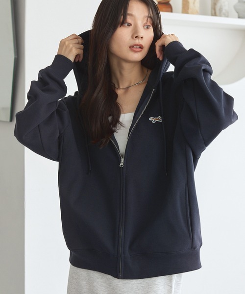 PENNEYS 特別訂購 THE FOX 標誌單點刺繡超大拉鍊連帽外套