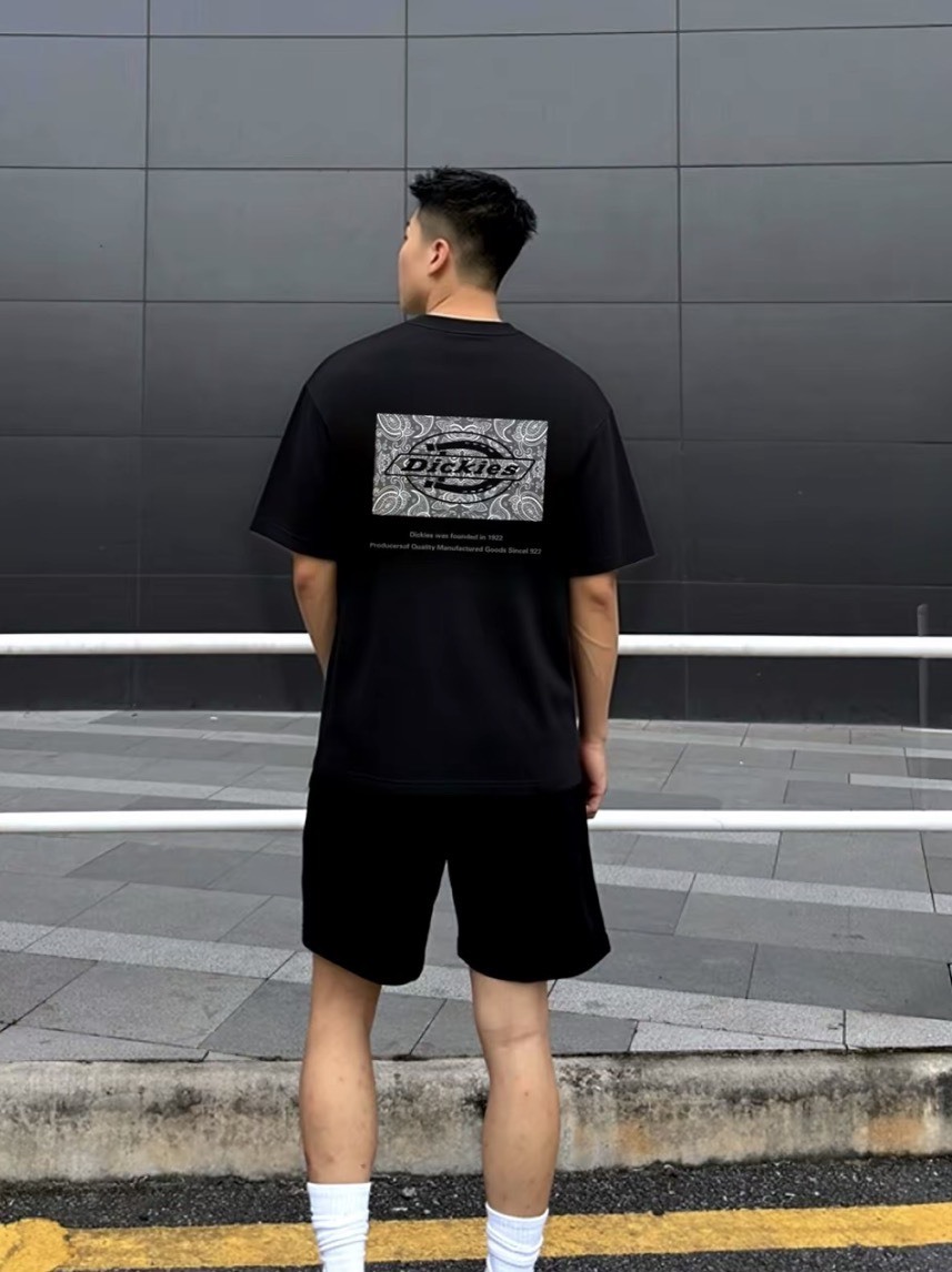 DICKIES 復古 美式 變形蟲 圖騰 重磅 短T 4色