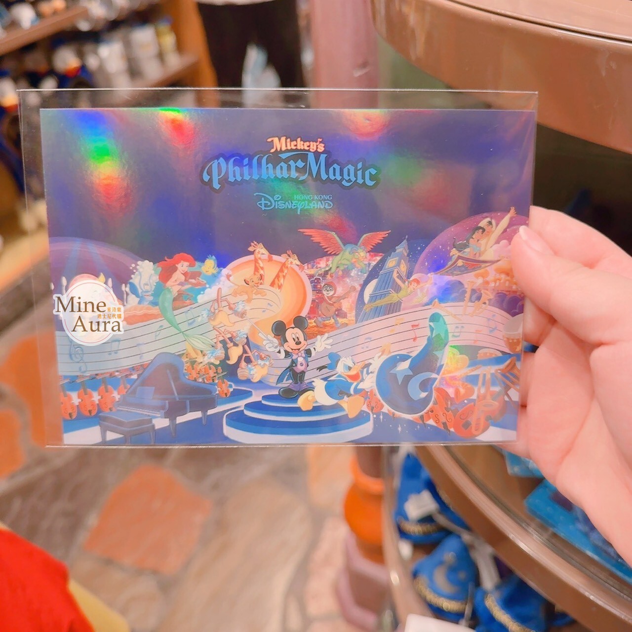 米奇幻想曲 唐老鴨 Donald 圖案 明信片 -香港迪士尼樂園