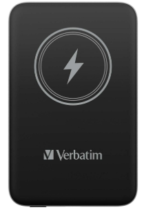 Verbatim 磁吸無線流動充電池 10000mAh (3C認證) 32245 - Black