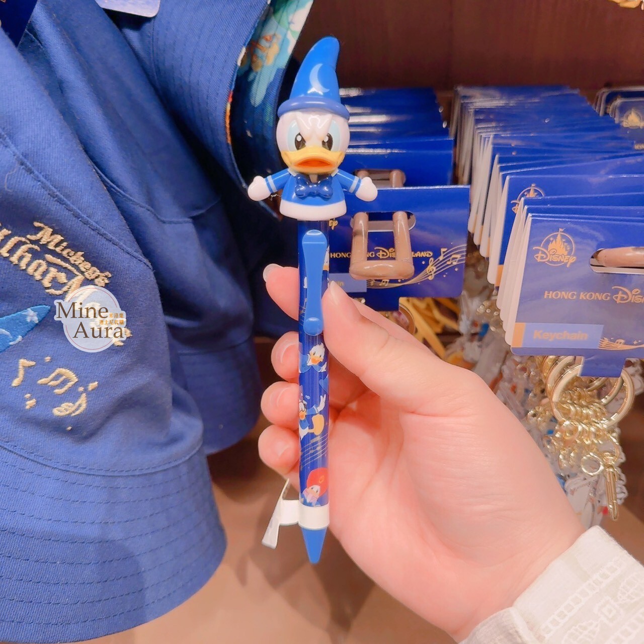 米奇幻想曲 唐老鴨 Donald 立體造型 圓珠筆 -香港迪士尼樂園