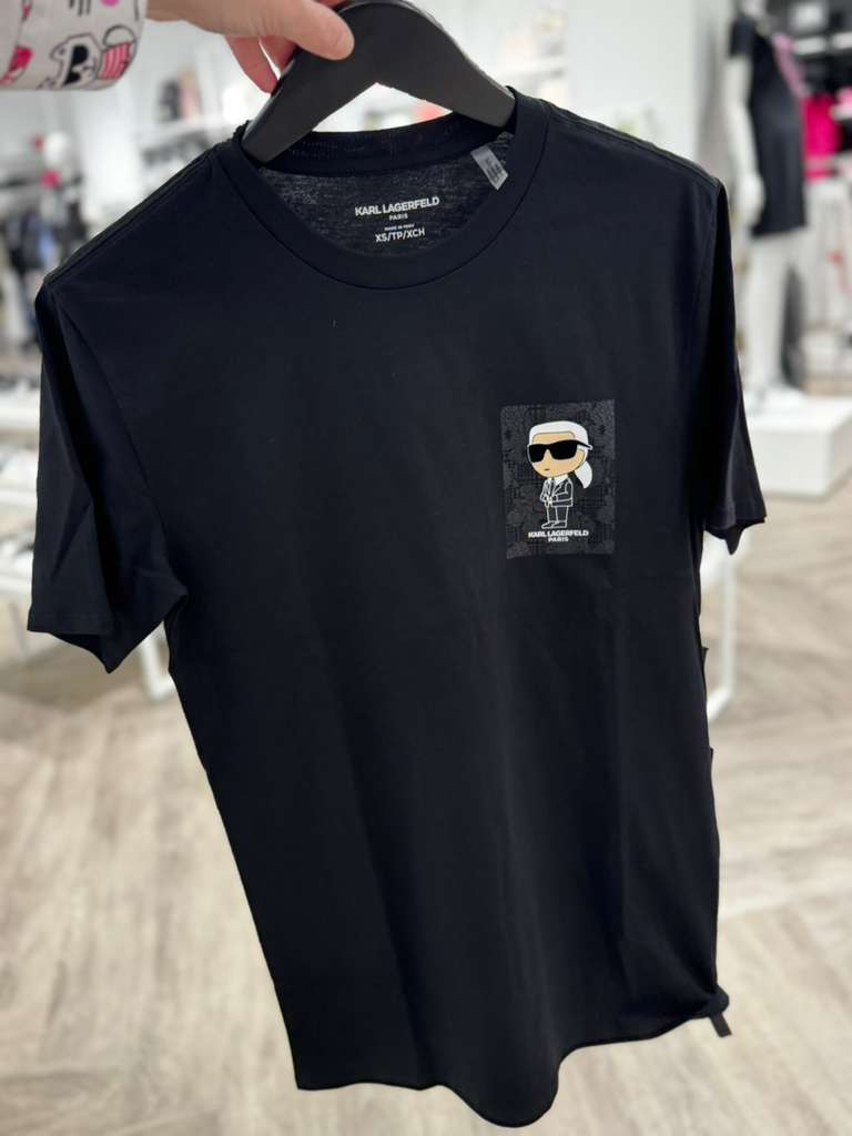 YL025 Karl Lagerfeld 老佛爺細LOGO男裝TEE