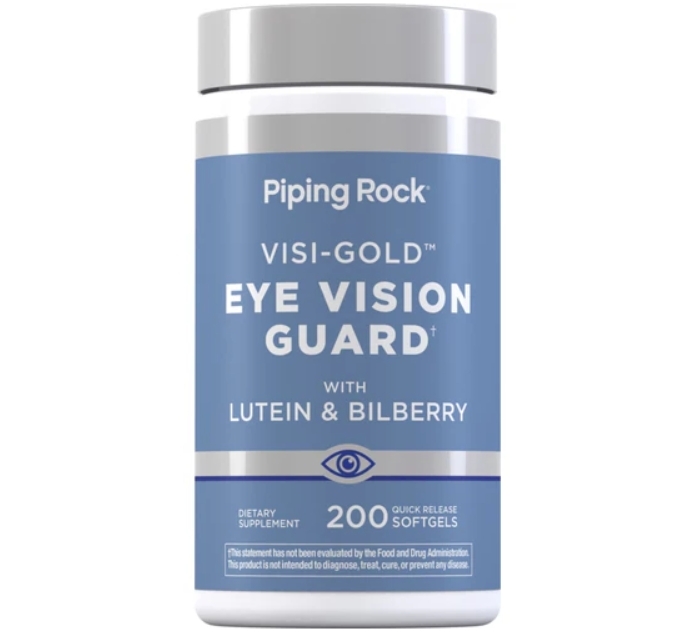 【Piping Rock】葉黃素 山桑子粹取物 玉米黃素 游離性 Eye Vision Guard 200顆