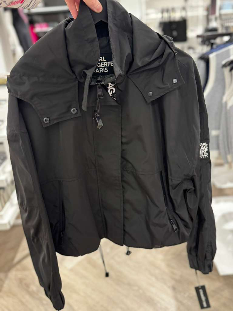 YL031 Karl Lagerfeld 型格淨色女裝外套 黑色