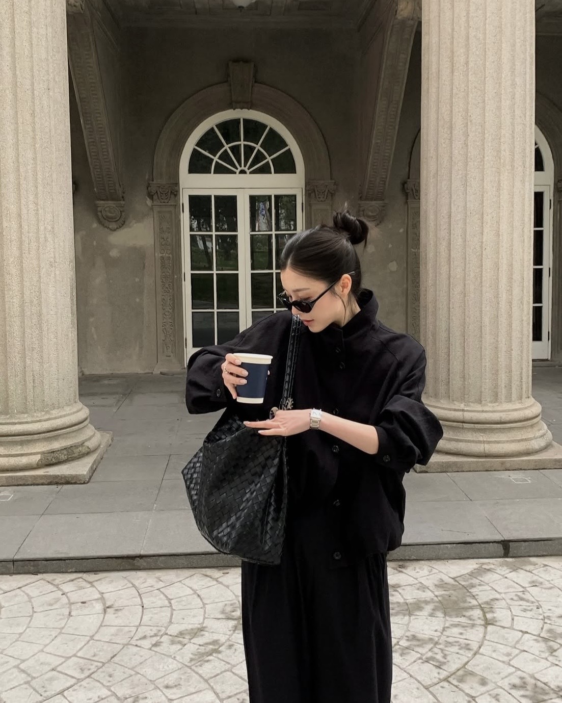 <超仙> 韓國 限定 小眾 品牌 monorow NOA 皮革 編織 軟塌 流浪包 兩色