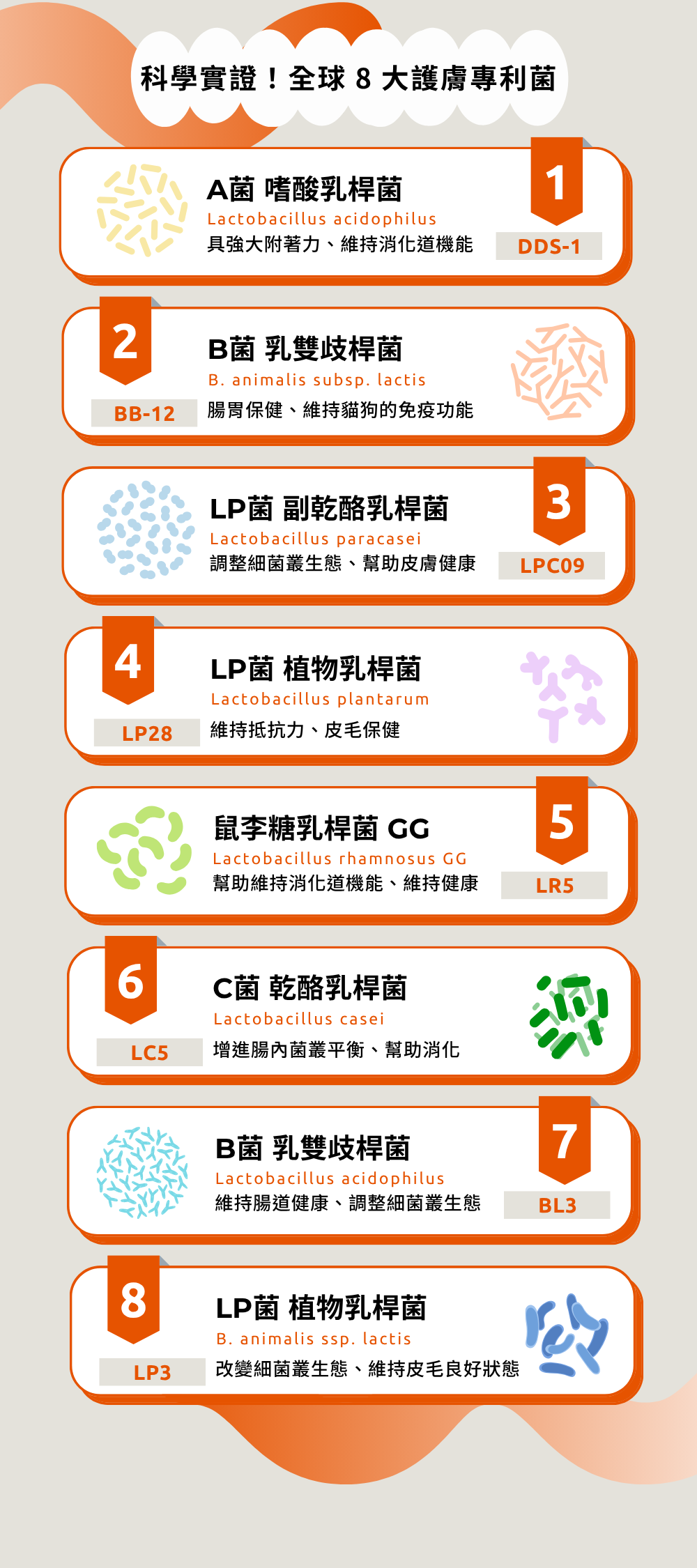 Oh!Pet Skin5菌株編號公開透明