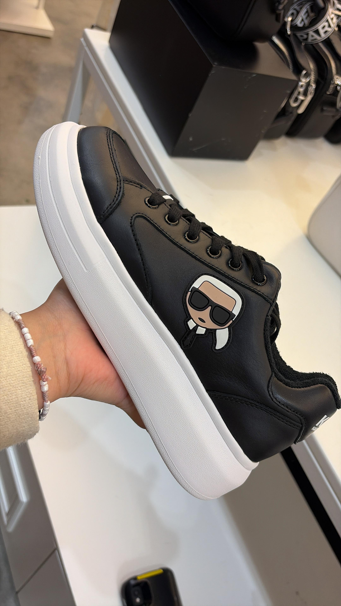 YL048 Karl Lagerfeld 老佛爺LOGO高底休閒鞋