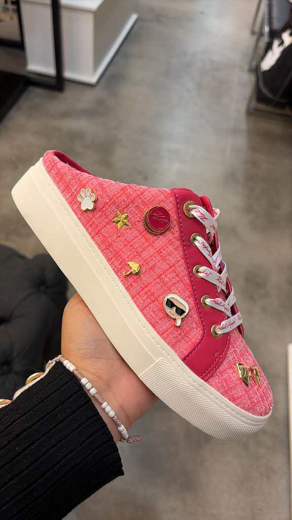 YL054 Karl Lagerfeld 滿版LOGO懶人鞋