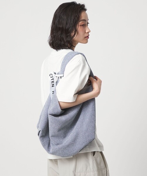 CITEN / Metallic one-handle tote bag