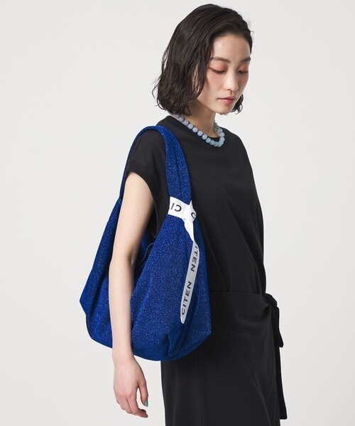 CITEN / Metallic one-handle tote bag