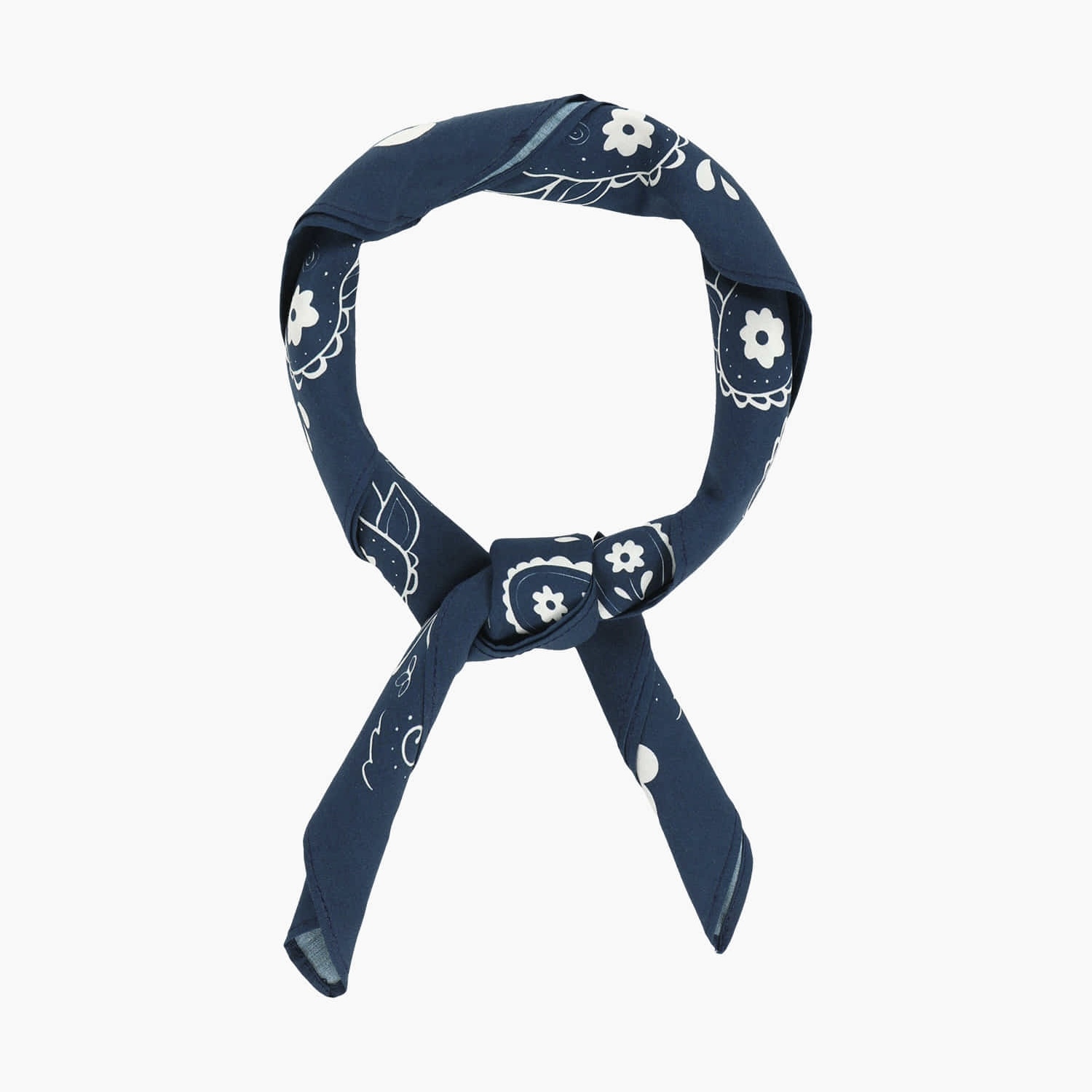 MARITHÉ+FRANÇOIS GIRBAUD x DISNEY 米奇絲巾 藍色 大頭滿版 迪士尼