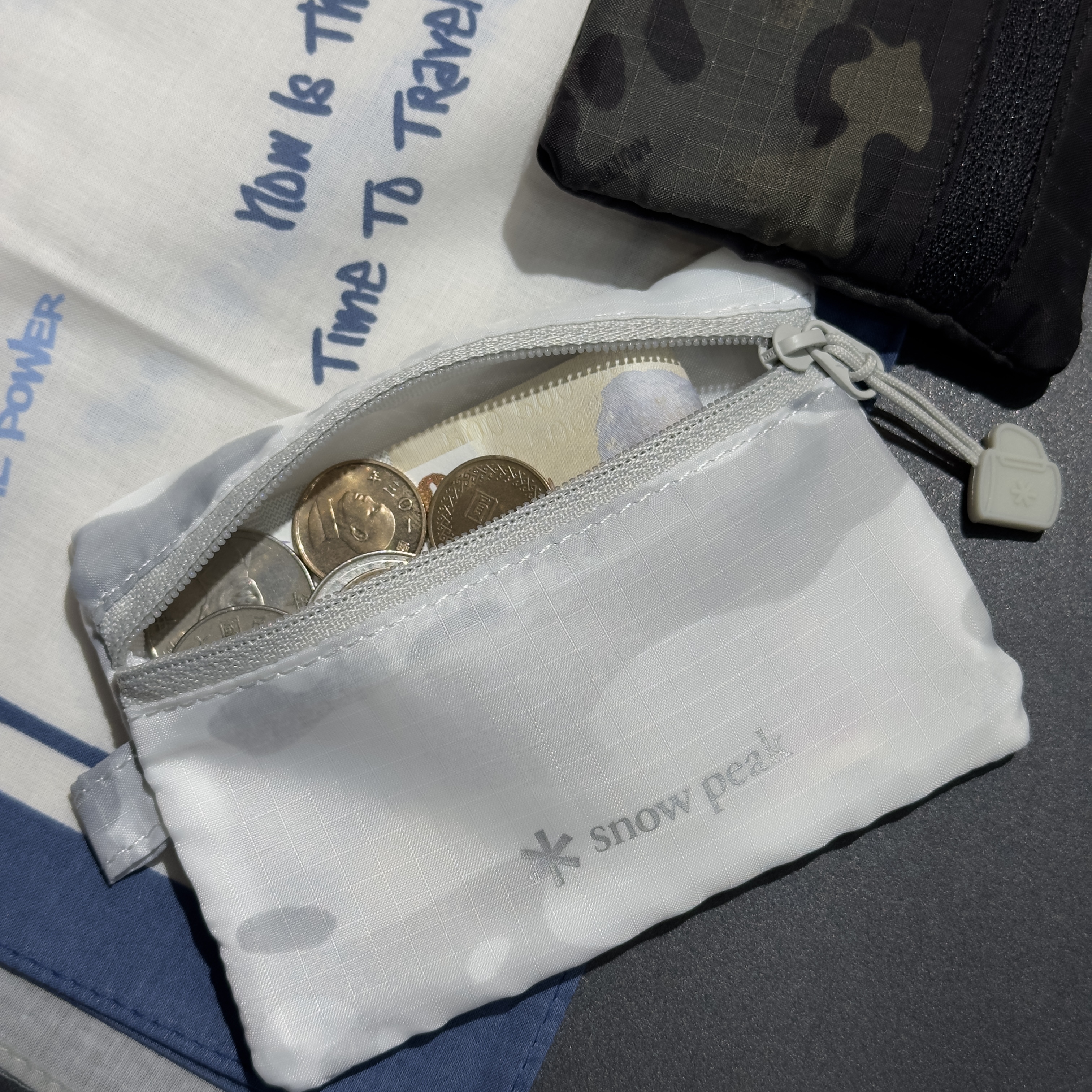 【現貨】snow peak  迷彩抗撕裂零錢包 卡片包  萬用小收納包