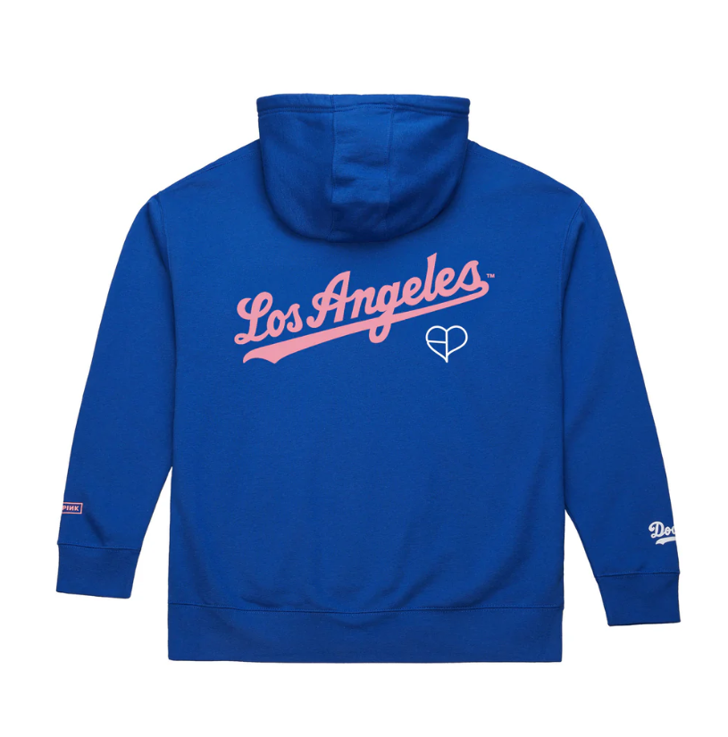 C1 M&N X BLACKPINK DODGERS HOODIE - ROYAL BLUE