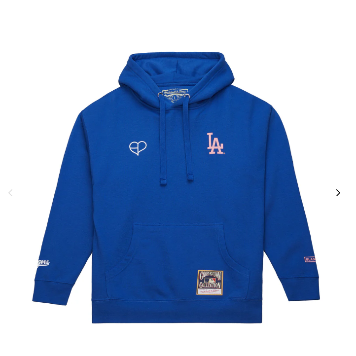 C1 M&N X BLACKPINK DODGERS HOODIE - ROYAL BLUE