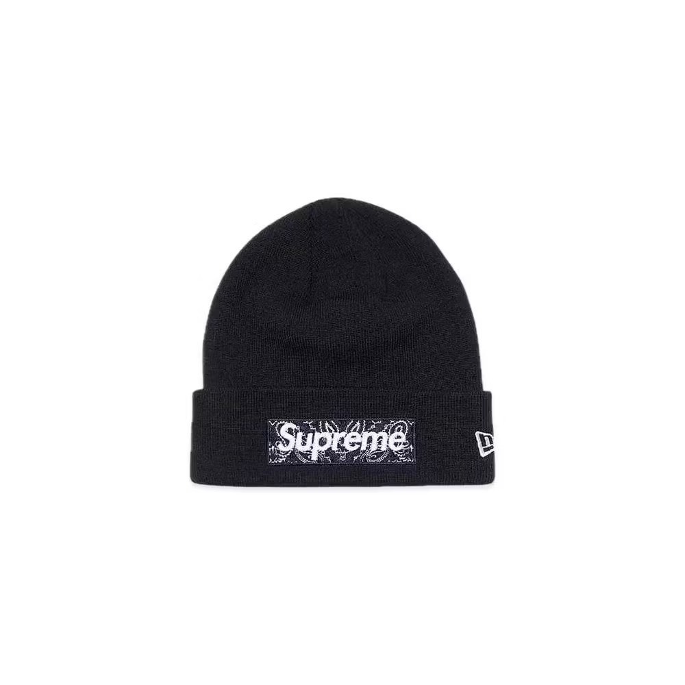 限量現貨 SUPREME NEW ERA BANDANA BOX LOGO BEANIE 變形蟲 毛帽